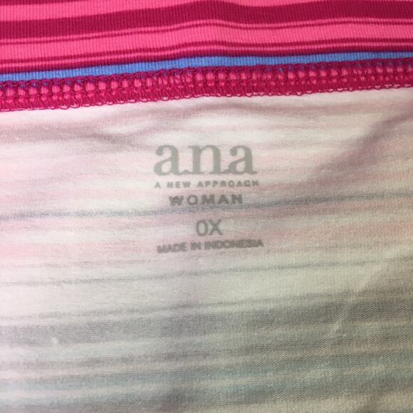 A.n.a striped pencil skirt lia stripe 0X - Picture 7 of 10